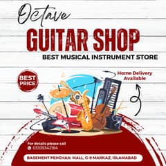 High Quality Musical Instruments at Octave Guitar Shop