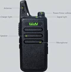 1 Pair Walkie Talkie WLN KD-C1 UHF 400-470Mhz Two Way Radio