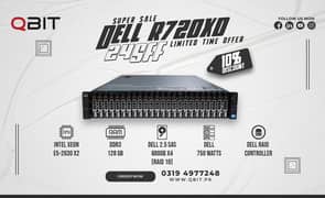 Dell R720xd Server Dual Xeon 128GB RAM 4x 600GB SAS Dell RAID 750W PSU 0