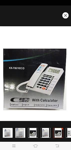 PANASONIC  telephone  set CLI T8210 cid ph 0321-2123558 1