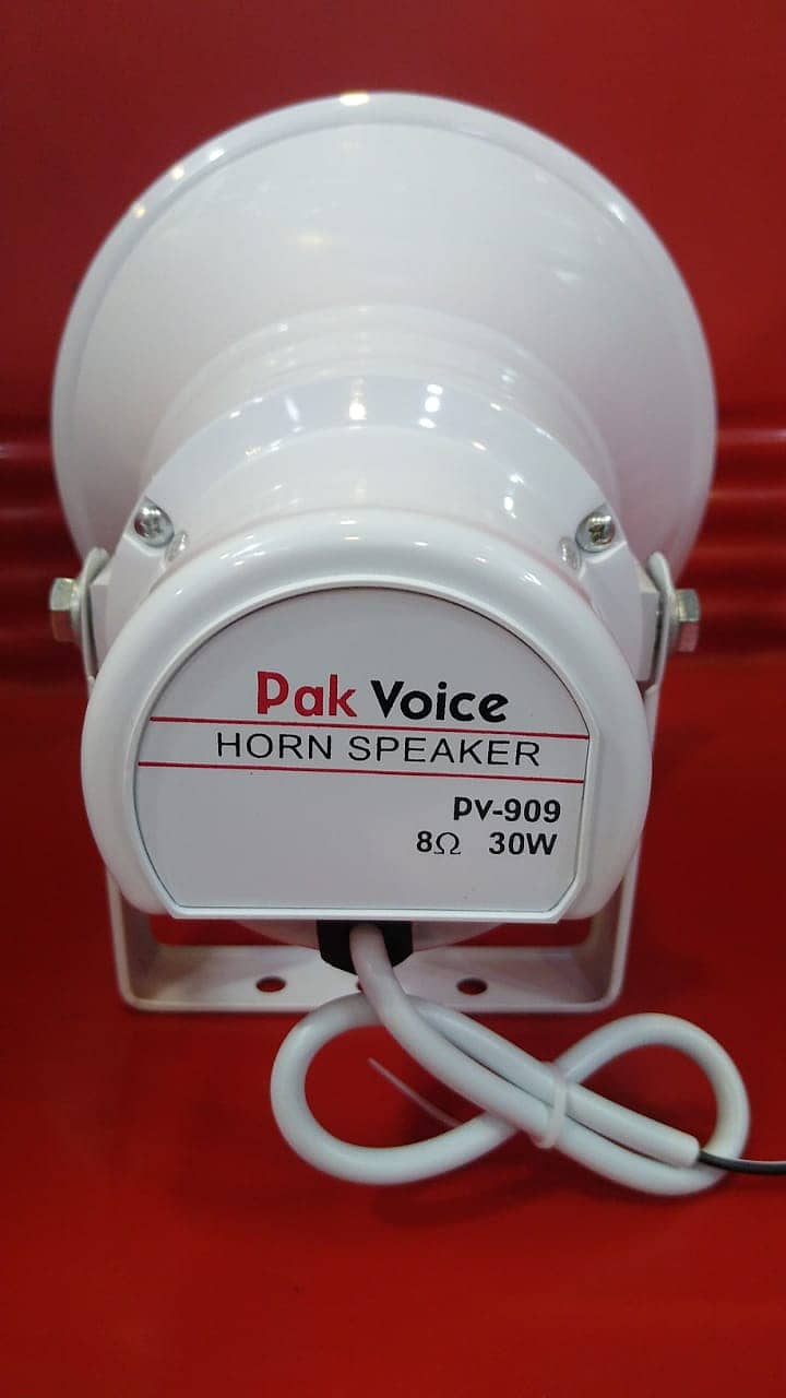 Pak Voice Horn Speaker PV-909, 30 watt, 8 Ohms 3