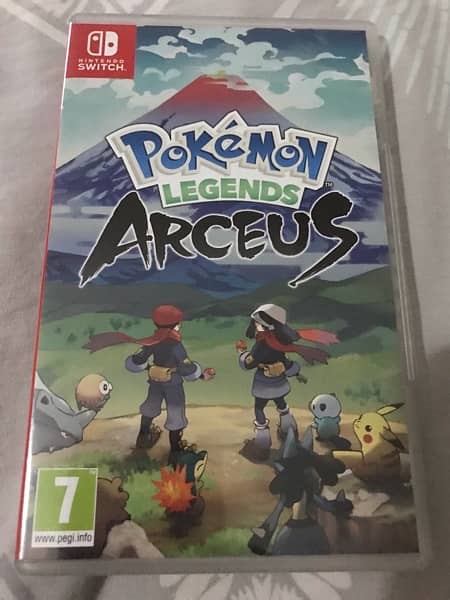 Nintendo switch game pokemon legends arceus 0