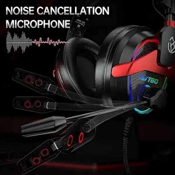 Tatybo XW6 7.1 Gaming Headset for PC, PS4, PS5, Xbox One, Switch 7