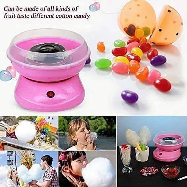 Electric Candy floss Machine DIY Sweet Sugar Cotton 03020062817 1