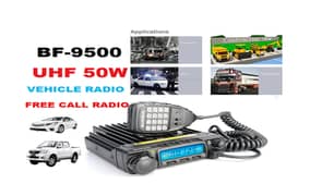 50-Watt Vehicles Walkie talkie Base BF-9500 Wireless Car Transceiver