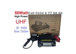 50-Watt Vehicles Walkie talkie Base BF-9500 Wireless Car Transceiver