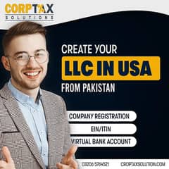 USA LLC REGISTRATION Lahore/FILE TAX RETURNS 2023/COMPANY REGISTRATION