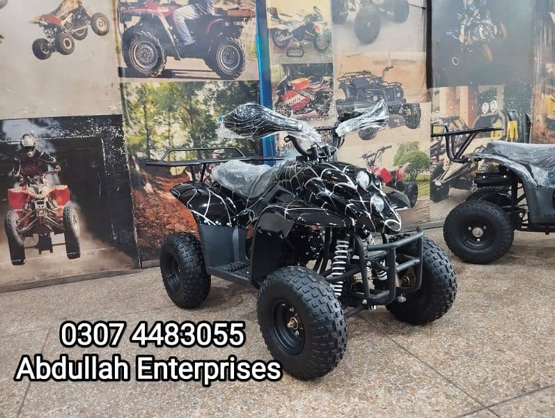 110cc ATV quad bike 5 to 12 year size for sale delivery all Pak 11
