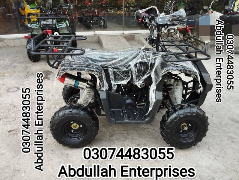 New tyre and parts Quad Jeep atv for sale delivery all Pak 2