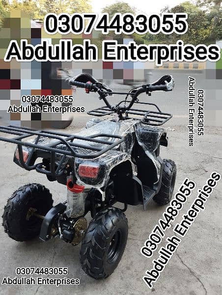 New tyre and parts Quad Jeep atv for sale delivery all Pak 4