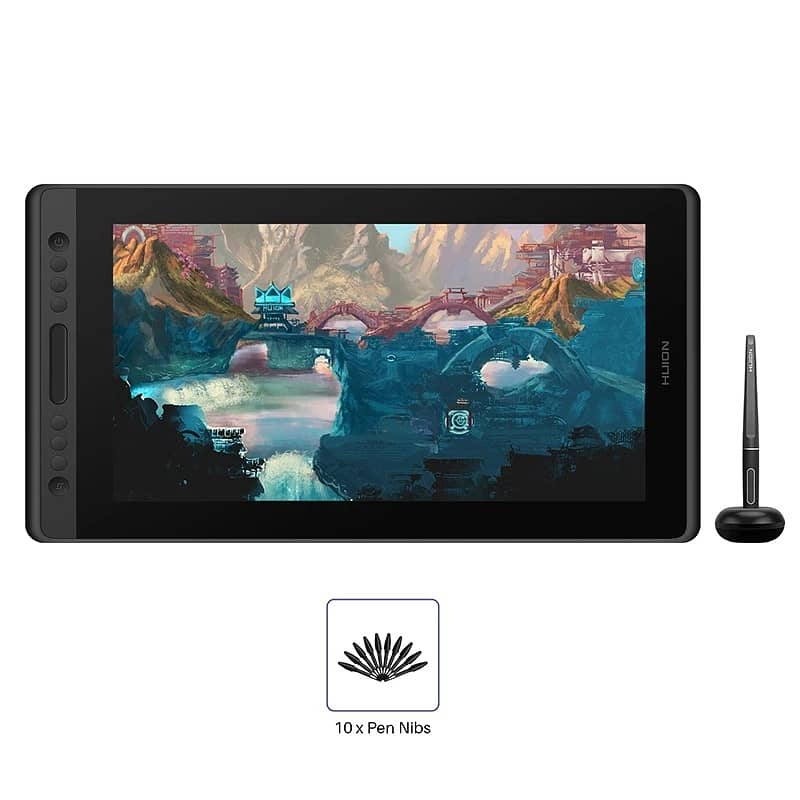 Display Graphic Tablet  Wacom HUION Kamvas Pro 16 120%sRGB  8192 Level 6