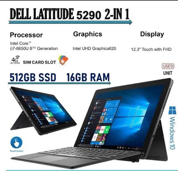 Dell Latitude 5290 2-in-1 i7 8th generation motherboard issue 0