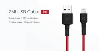 Original Apple braided charging cable