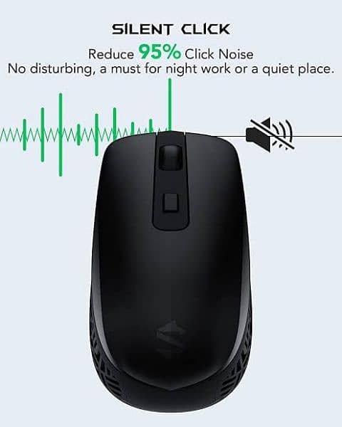 Black Shark MAKO M3 Wireless Mouse Silent Rechargeable Mouse 3