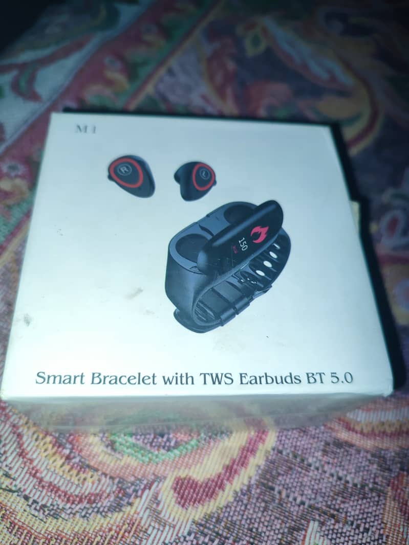 M1 Smart bracelet watch with Airbuds 7