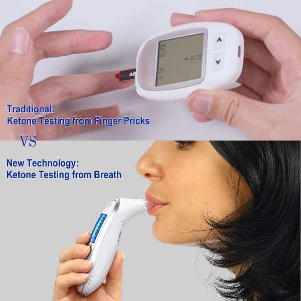 Breath Ketone Meter Acetone Analyzer with Digital Readings 2