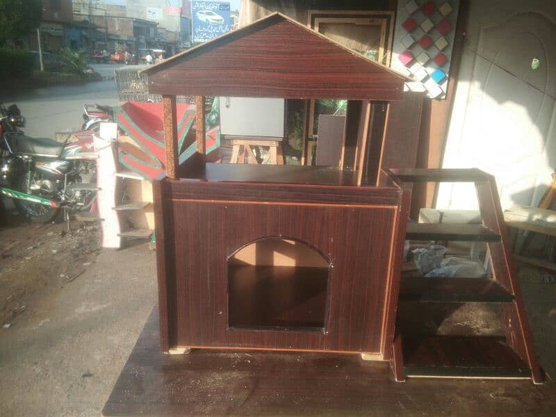 pet cat house with stairs design available in store 0