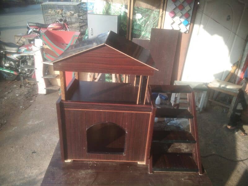 pet cat house with stairs design available in store 2