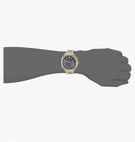 Brand new Swiss made Versace automatic watch in blue dial 2