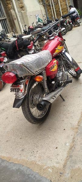 Honda 125 Red 2021 urgent sell 2