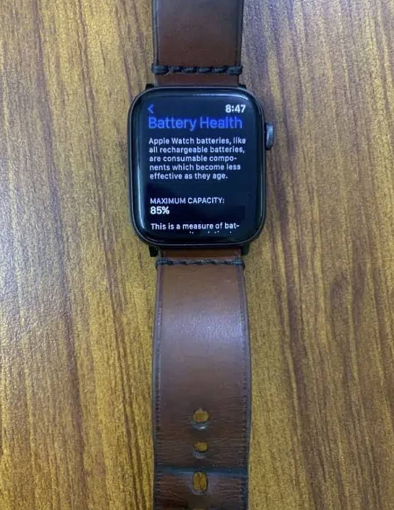 Apple Watch Series 4 44 mm Leather Strap 1