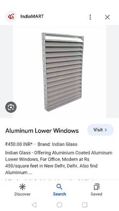 aluminum and glass and upvc