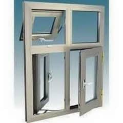 aluminum and glass and upvc