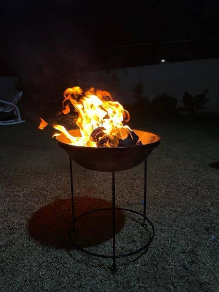 Outdoor Wood Burning Fire Pit 1