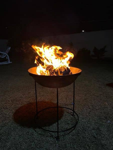 Outdoor Wood Burning Fire Pit 2