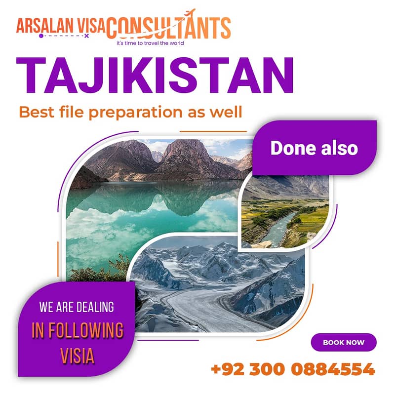 Kazakhstan, Tajikistan , Kyrgyzstan , Uzbekistan Azerbaijan visa 1