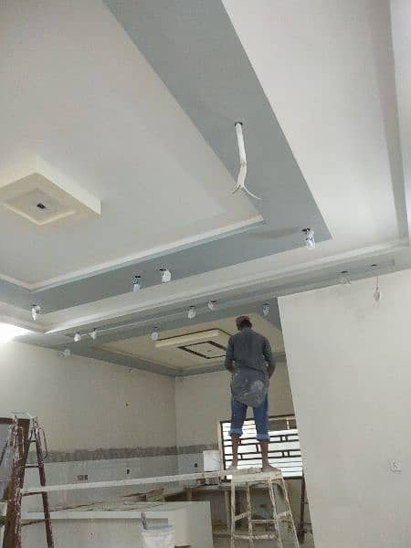 HOUSE PAINT wood polish service  painter in Karachi paint work 17
