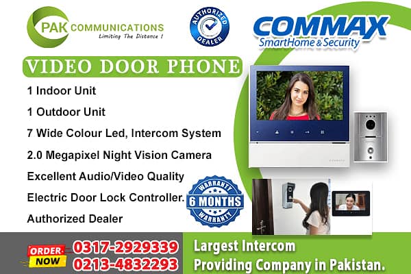 Intercom Video Door Phone Commax CDV-70H (6 Months Warranty) 0