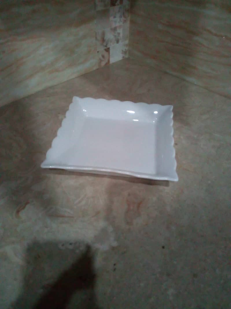 square serving plate. . . . imported 0