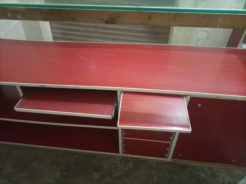 Special Wooden Plus Glass Shop Counter for urgent sale 2