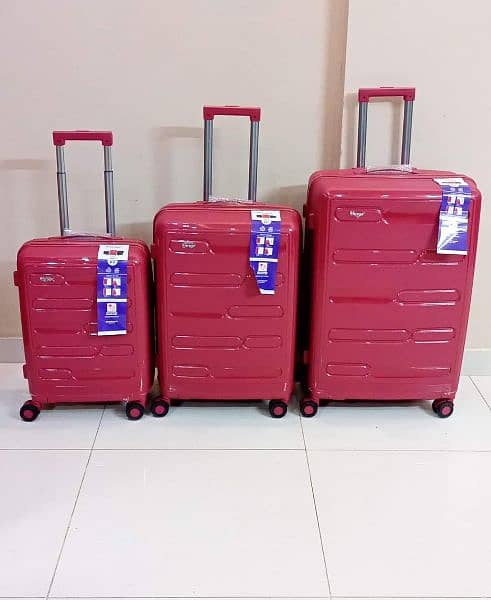 Suitcase - Set of 3 pieces - Trolley bags - Travel Bag - Fiber Luggage 8