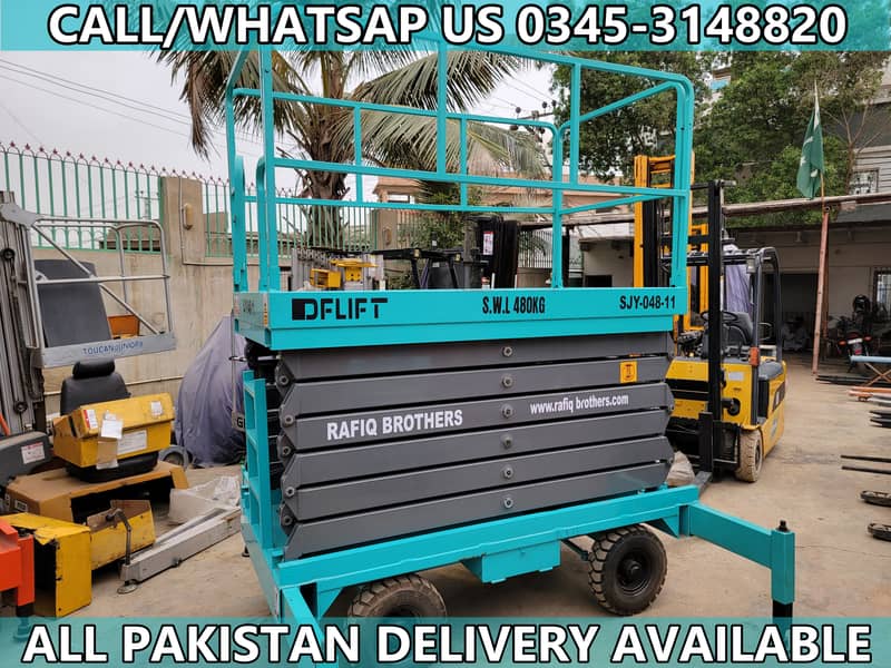 DFLIFT 13 Meter Aerial Platform Lift Scissor Lift Man Lift for Sale 2