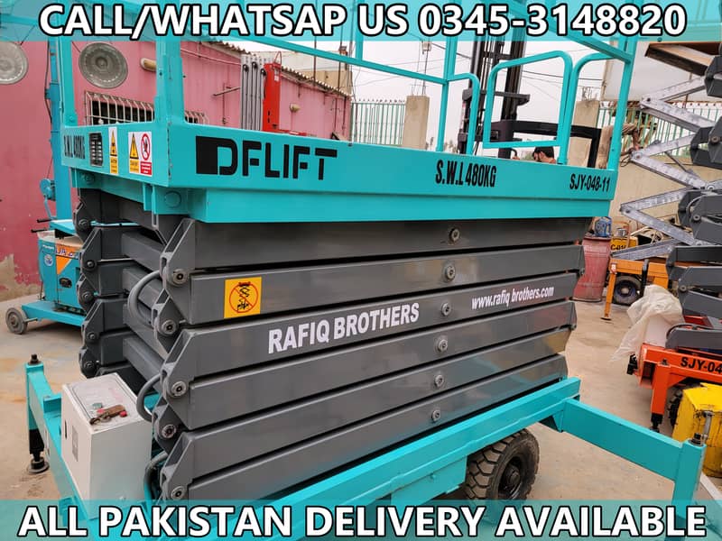 DFLIFT 13 Meter Aerial Platform Lift Scissor Lift Man Lift for Sale 4