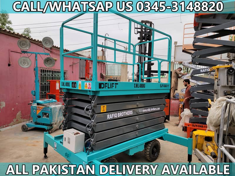 DFLIFT 13 Meter Aerial Platform Lift Scissor Lift Man Lift for Sale 6