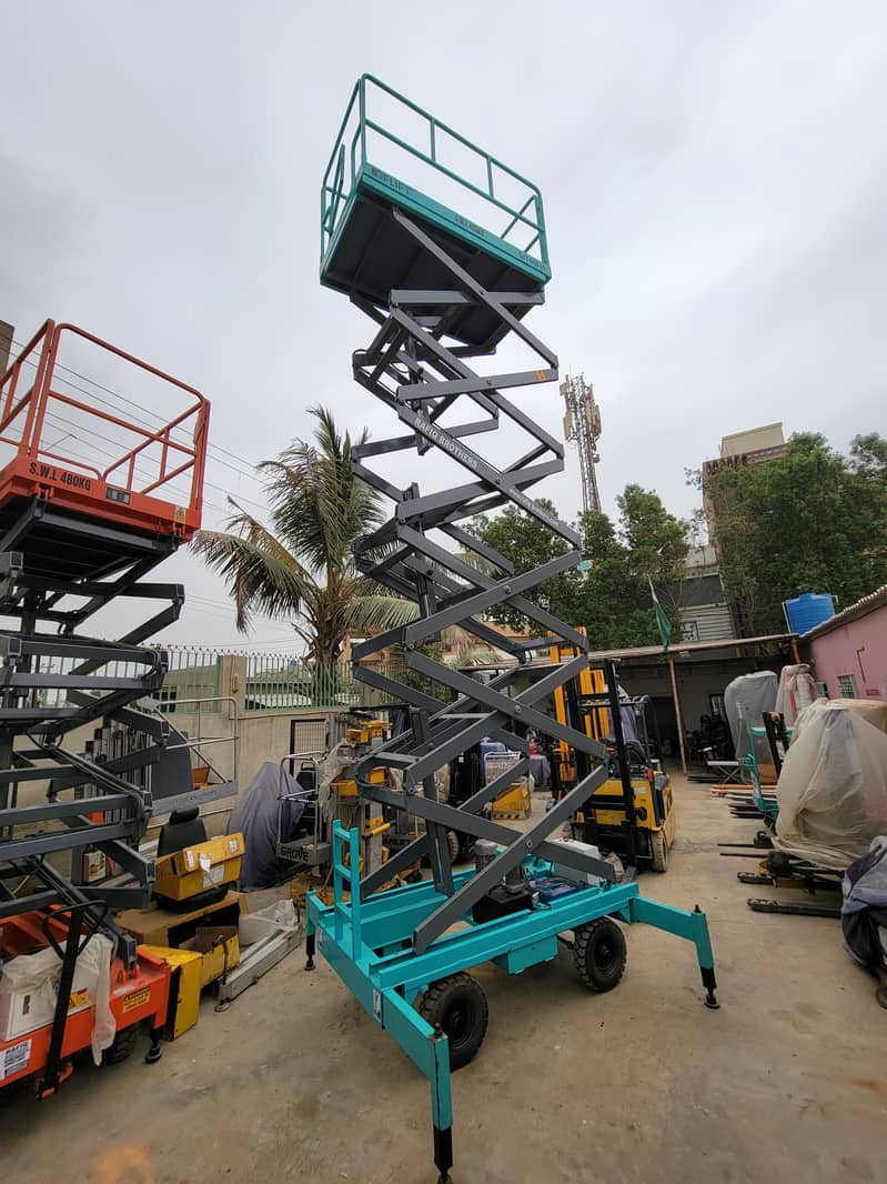 DFLIFT 13 Meter Aerial Platform Lift Scissor Lift Man Lift for Sale 12