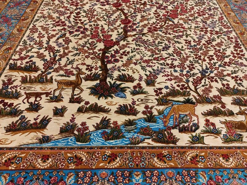 Persian qom silk replica carpets 11
