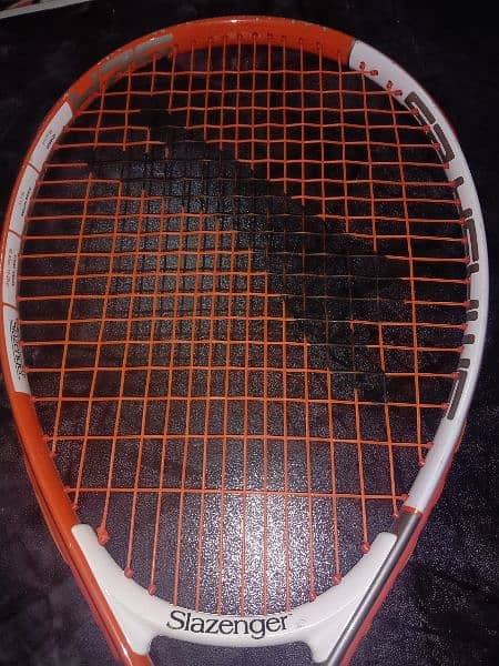 Slazenger Smash 25 Tennis Racket Orange & White Used Condition 1