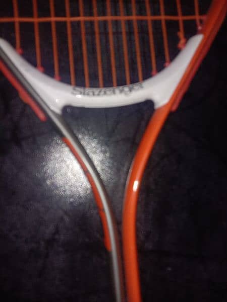Slazenger Smash 25 Tennis Racket Orange & White Used Condition 8