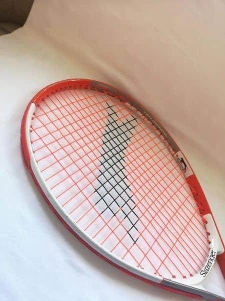 Slazenger Smash 25 Tennis Racket Orange & White Used Condition 12