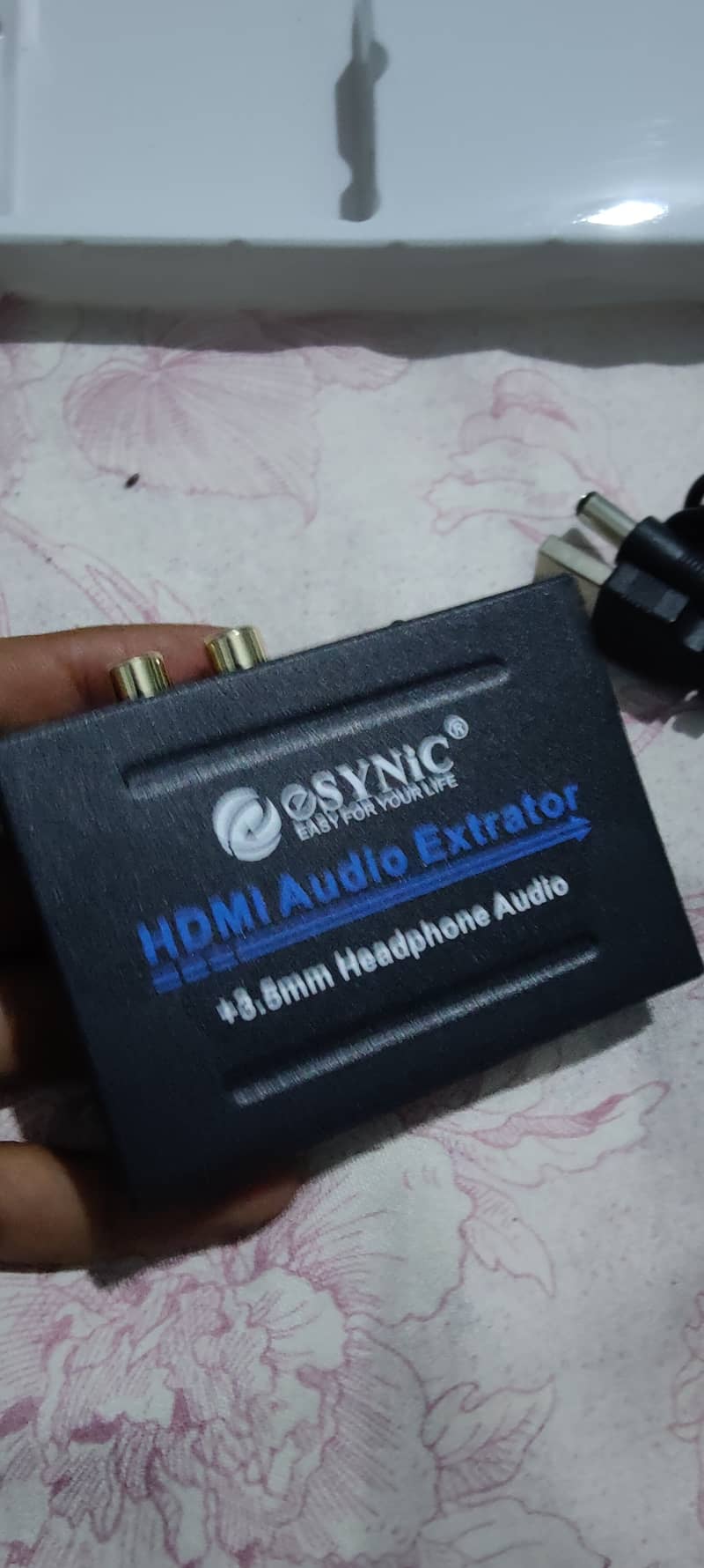 Esynic Audio Video Extrator +3.5 mm Headphone audio 2
