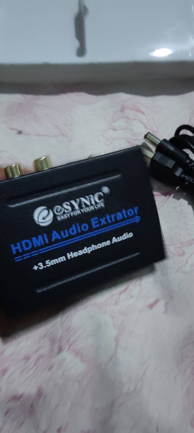 Esynic Audio Video Extrator +3.5 mm Headphone audio 3