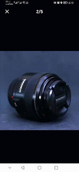 85mm/f1.8 Yongnuo Portrait Lense for Canon 2