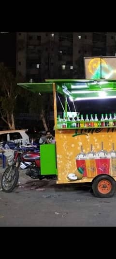 Limca Soda and Gola Cart