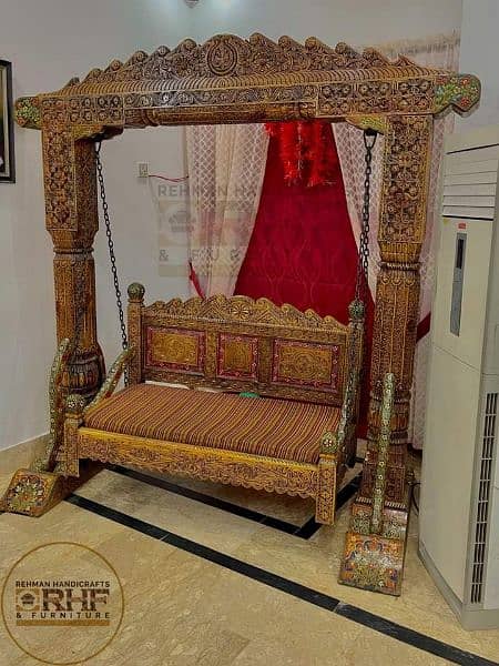 King size bed/ wooden bed/ queen size bed/ smart bed) Chinoti bed/ Bed 1