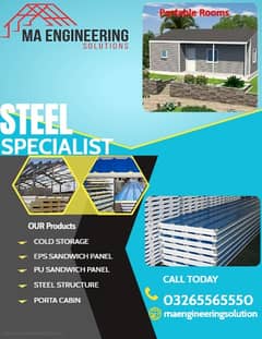 prefabricated buildings and steel structure