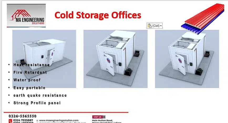 cold storage blast rooms for industry 0